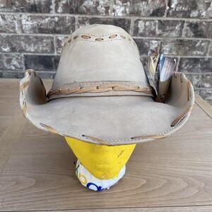 Elegant Beige Western Hat